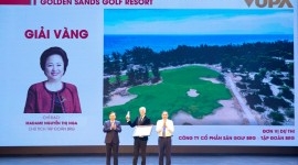 Tác phẩm Quy hoạch tổ hợp sân gôn Golden Sands Golf Resort đạt giải Vàng  trong Giải thưởng Quy hoạch đô thị Quốc gia lần thứ IV