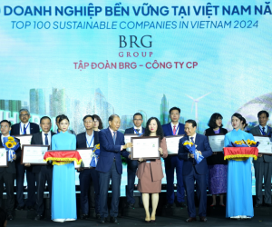 BRG Group has been honored as a Sustainable Vietnamese Enterprise for the fourth consecutive time