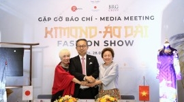  Kimono–Aodai Fashion Show to celebrate Japan-Vietnam relationship
