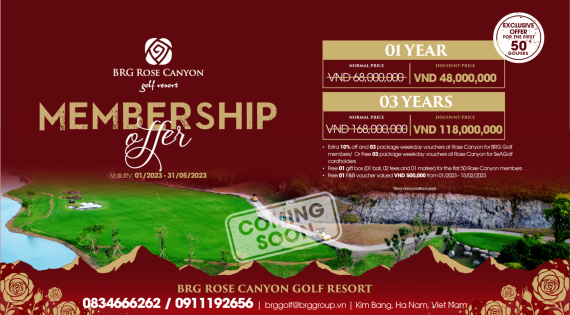 Special offer only at BRG Rose Canyon Golf Resort