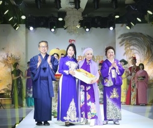 Enjoying impressive cultural colors at Kimono – Aodai Fashion Show