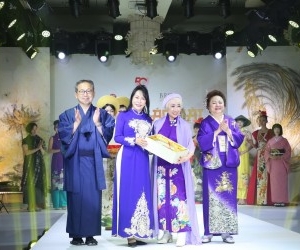 Enjoying impressive cultural colors at Kimono – Aodai Fashion Show