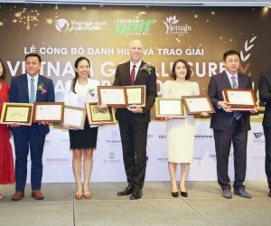 Hai sân gôn của Tập đoàn BRG được tôn vinh tại “Vietnam Golf & Leisure Awards 2022”