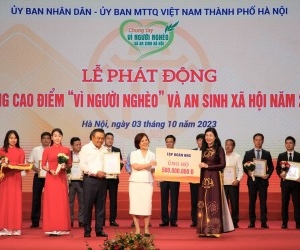 Tập đoàn BRG và Ngân hàng SeABank ủng hộ 1 tỷ đồng cho “Quỹ Vì người nghèo” của Thủ đô