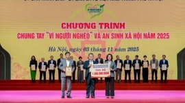 Tập đoàn BRG và Công ty Cổ phần Đầu tư Phát triển Thành phố Thông minh Bắc Hà Nội ủng hộ 2 tỷ đồng cho “Quỹ Vì người nghèo” của Thủ đô