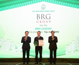 Tập đoàn BRG được vinh danh “Nhà phát triển dự án đáng sống” năm 2022