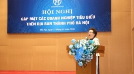 Madame Chairwoman Nguyen Thi Nga Attends and Delivers Remarks at Hanoi’s Outstanding Enterprises Conference