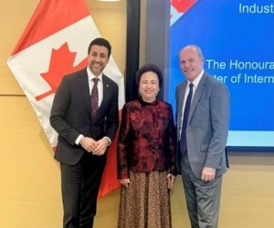 Madame Nguyễn Thị Nga Attends and Delivers Remarks at the Roundtable with Canada’s Minister of International Trade Maninder Sidhu