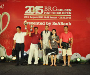 Giải đấu  “BRG Golden Hattrick Open 2015” - một trải nghiệm mới đầy khác biệt tại sân BRG Legend Hill Golf Resort