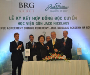 Tập đoàn BRG mở Học viện Gôn Jack Nicklaus độc quyền đào tạo chơi gôn chuyên nghiệp tại Việt Nam