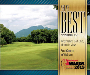 BRG Kings' Island Golf Resort Wins Again 2015 Best Golf Course in Vietnam