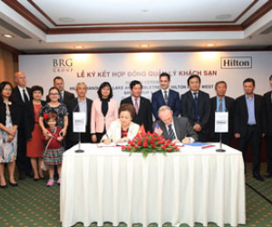 Công ty Cổ phần Khách sạn Thắng Lợi và Hilton Worldwide ký kết Hợp đồng quản lý tổ hợp hai thương hiệu khách sạn đẳng cấp
