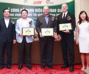 Sân gôn đẳng cấp thuộc BRG Golf được vinh danh trong giải thưởng uy tín của tạp chí Gôn Việt Nam năm 2017